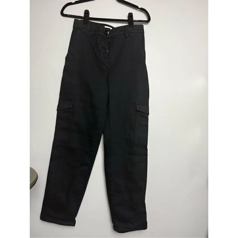 Aritzia Wilfred Free black modern cargo pants size 4